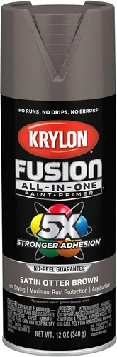 Vista 11 de Krylon Fusion - Pintura en aerosol adhesiva todo en uno para uso en interiores y exteriores, 12 onzas, vidrio de playa