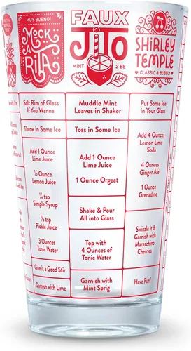 Vista 3 de Auténtico Fred GOOD MEASURE MOCKTAILS, Mocktail Receta Vidrio