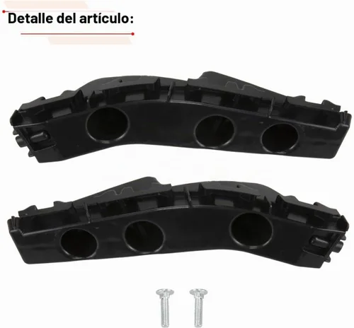Vista 7 de RLB-HILON Soporte de parachoques delantero compatible con Jeep Compass 2011 2012 2013 2014 2015 2016 2017 año, para 5182596AC 5182597AC