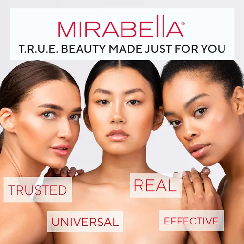 Vista 6 de Mirabella - Brillo de labios Luxe Advanced Formula, brillo labial hidratante no pegajoso con lanolina vegana, aceite de jojoba y vitamina E