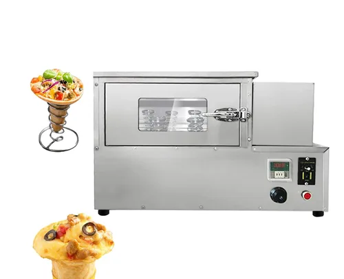 Vista 13 de TZ Máquina de cono de pizza - Máquina de 4 conos con horno, 110V/60Hz