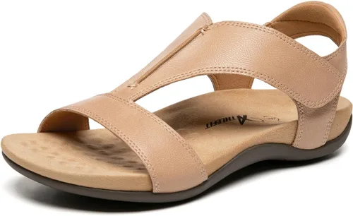 Vista 7 de Athlefit - Sandalias ortopédicas para mujer, sandalias de playa cómodas con soporte ortopédico para el arco del pie