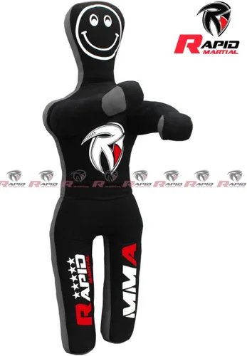 Vista 4 de Maniquí de práctica de autodefensa para niños BJJ Jiu Jitsu Grappling Dummies para niños (4 pies/48 pulgadas), sin relleno