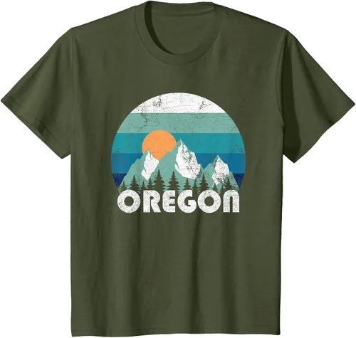 Vista 10 de Oregon State Retro Vintage Camiseta