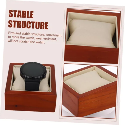 Vista 7 de Watch Display Box Bracelet Wood Tray Ring Bracelet Vintage Watches for Men Propose Bracelet for Men Wooden Trays Mens Jewelry Tray Wooden Watch