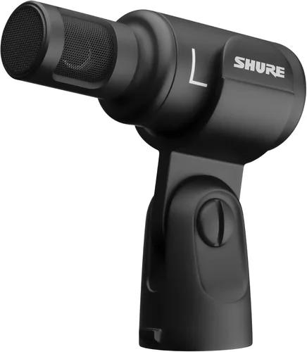 Vista 7 de Micrófono Shure MV88+ USB estéreo - Micrófono de condensador para transmisión y grabación de voces e instrumentos, compatible con Mac y Windows