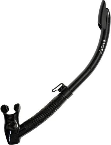 Vista 8 de EVO Snorkel semi seco de vapor - Equipo de snorkel - Snorkel para máscara de snorkel - Equipo de snorkel - Snorkel de buceo Negro