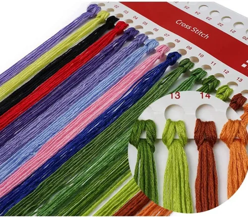 Vista 3 de Ayervici Kits personalizados de punto de cruz, kit de bordado con foto personalizada, haz tu propia foto, pintura de bricolaje, bordado completo