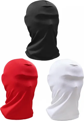 Vista 10 de Máscara de cara completa con capucha de elastano, máscara unisex para disfraz de Halloween
