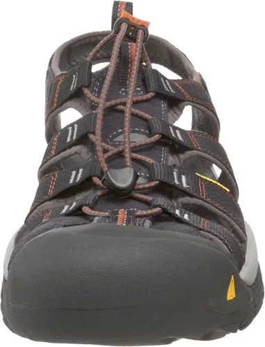 Vista 3 de KEEN Sandalias de agua Newport H2 con punta cerrada para hombre, Negro