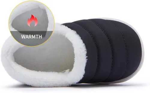 Vista 4 de BMCiTYBM Zapatos de bebé niño niña bebé zapatillas de invierno cálido antideslizante primeros caminantes 6-24 meses