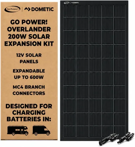 Vista 12 de ¡Go Power! Overlander juego solar Panel solar de plata