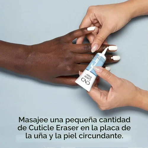 Vista 4 de CND The Cuticle Couple, SolarOil + Borrador de cutículas, 0.5 onzas