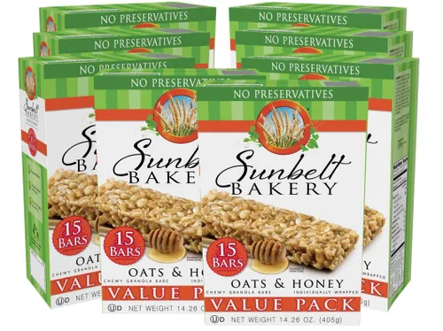 Vista 28 de Sunbelt Bakery Barras de granola masticables dulces y saladas de almendras, barras de 50-1.0 onzas (5 cajas)