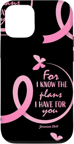 Vista 28 de Breast Cancer Gifts Women Mom Jeremiah 29 11 Butterfly Phone Case for iPhone 17