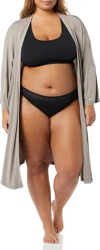 Vista 4 de Tienda Essentials Ropa interior de bikini de algodón y encaje para mujer, paquete de 4