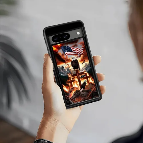 Vista 1138 de Compatible con Google Pixel 4A 5G Mobile Case Creative Acrylic Panel trasero Silicona Protección Grip especialmente diseñado para Google Pixel 4A 5G