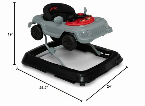 Vista 16 de Andador de actividades Jeep Wrangler de Delta Children, color gris