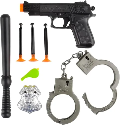 Vista 2 de Juego de policía, conjunto de juego, Juguete