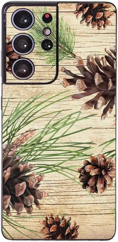 Vista 8 de MightySkins Skin compatible con Samsung Galaxy S21 Ultra - Bandera de Estados Unidos Funda protectora de vinilo duradera y única Fácil