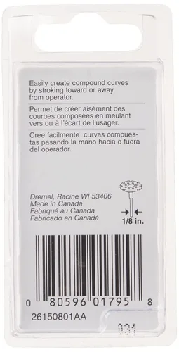Vista 3 de Dremel 801 - Rueda de carburo rotativa para moldear, color gris