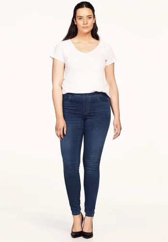 Vista 6 de Ellos Leggings elásticos de talla grande con 4 bolsillos para mujer