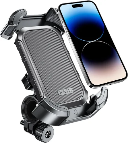 Vista 3 de Soporte universal para teléfono celular para bicicleta, soporte de silicona de rotación 360 para iPhone, Samsung, Huawei, compatible con teléfonos