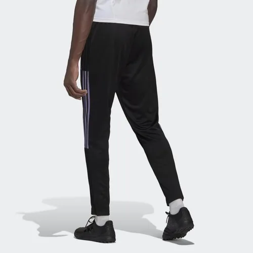 Vista 2 de adidas Tiro - Pantalones deportivos para hombre, color negro, talla 2XL, Negro lila mágico
