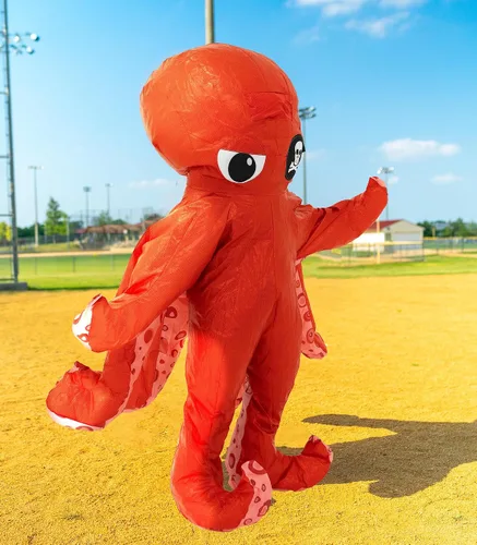 Vista 5 de COS"R"US Disfraz inflable de unicornio para adulto, disfraz inflable para adultos, disfraces de Halloween para hombres y mujeres, unicornio inflable