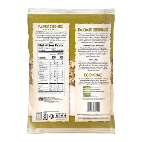Vista 2 de Nature´s Path - Caja de granola de coco y chía orgánica saludable