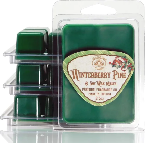 Vista 9 de Cera perfumada para calentadores de cera, ambientador aromático, paquete de 4, juego surtido de 6 cubos de fusión, hecho a mano en Estados Unidos