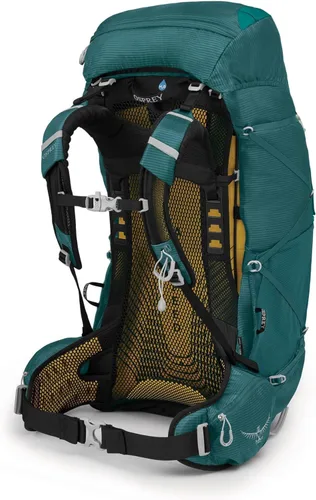 Vista 6 de Osprey Eja 58L Mochila ultraligera para mujer, color verde azulado, WM/L