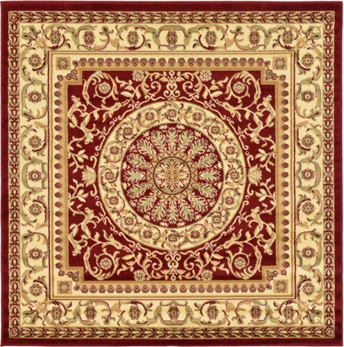 Vista 21 de Unique Loom colección Versailles - Alfombra de área con patrón de medallón, motivo floral; estilo tradicional clásico