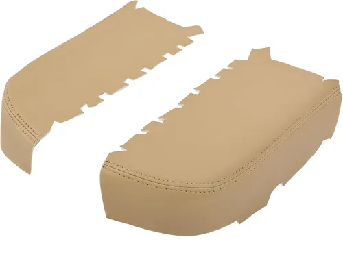 Vista 2 de HECASA Paneles de cubierta para reposabrazos de puerta delantera, compatibles con Honda Pilot PVC 2009-2015, color beige