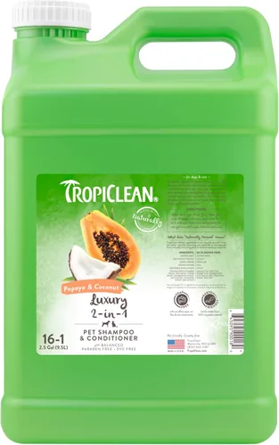 Vista 14 de TropiClean Champú Desodorante para Perros con Olor, Champú Profesional para Perros, Poderoso Control del Olor, Seguro para Cachorros, Aroma a Aloe