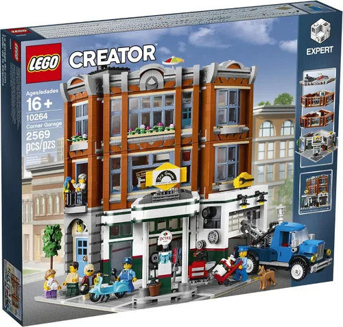 Vista 4 de LEGO Creator Expert Corner Garage 10264 Kit de construcción, (2569 piezas)