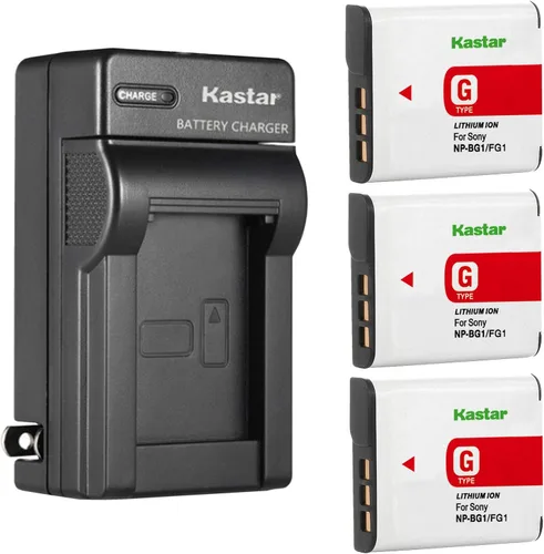 Vista 6 de Kastar NP-BG1 Cargador de Batería de Pared AC de Reemplazo para Cyber-Shot DSC-W215, Cyber-Shot DSC-W220, Cyber-Shot DSC-W230, Cyber-Shot DSC-W270