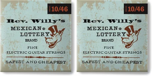Vista 10 de Dunlop RWN0738 Reverend Willy's cuerdas para guitarra eléctrica