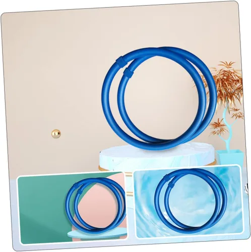 Vista 5 de 1 par de aros de brazo con peso para yoga y pilates, ejercitador de brazos para entrenamiento de fuerza, fitness y rehabilitación