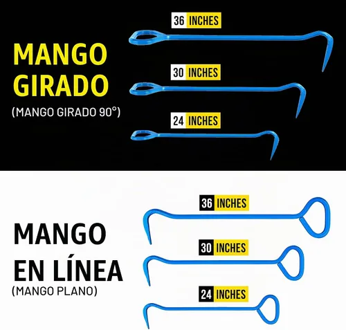 Vista 3 de T&T Tools - Herramienta de gancho de registro superior de 30 pulgadas