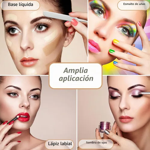 Vista 5 de Espátula de maquillaje coreana, espátula de maquillaje coreana Picasso, espátula de base coreana, espátula coreana profesional y paleta de mezcla