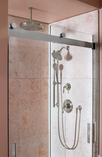 Vista 3 de Kohler 7394-BL Brazo de ducha y brida, negro mate