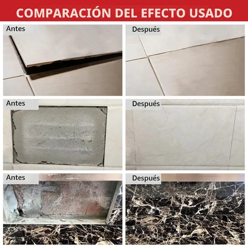 Vista 3 de Globalcom Adhesivo para construcción resistente, adhesivo para pisos de baldosas, piedra, mármol, granito y madera, para rellenar huecos e