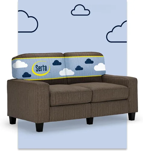 Vista 57 de Serta Palisades Sofás Tapizados para Sala, Sofá de Diseño Moderno, Tela, Beige