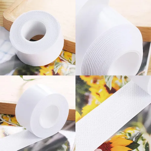 Vista 5 de 4 rollos desechables protectores de cuello almohadillas para el sudor, almohadillas autoadhesivas para el cuello, cómodas almohadillas protectoras