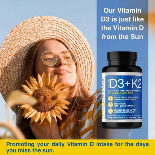 Vista 9 de Magtein Paquete de L-treonato de magnesio y vitamina D3 K2