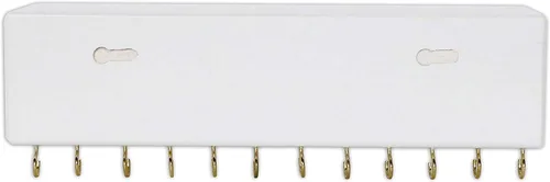 Vista 5 de SANY DAYO HOME Organizador de joyas con 24 ganchos y estante para cosméticos, 12 x 3 x 4 pulgadas, soporte de madera de pino rústico montado