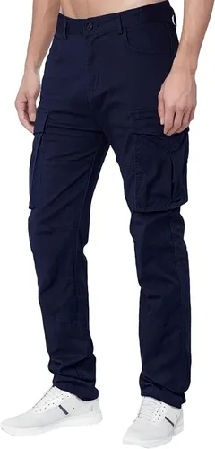 Vista 7 de EELHOE Cargo Pants for Men Regular Fit Lightweight Ripstop Trousers Hiking Work Tactical Bottom Pant with Multi Pocket