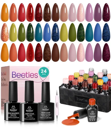 Vista 17 de Beetles - Juego de 44 esmaltes de uñas de gel, colección Colorful Muse, 36 0-0 Musa colorida
