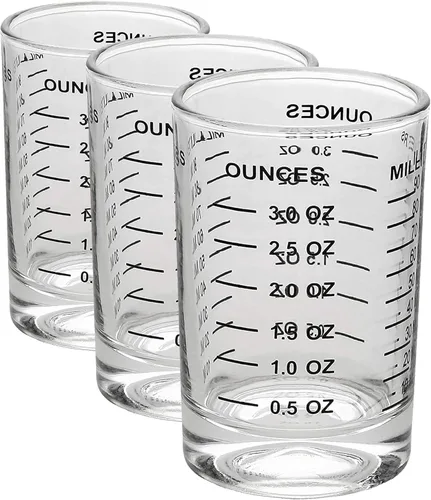 Vista 10 de OGGI Jigger japonés para bartending, doble jigger de 2 onzas, 1 oz, 1.0 fl oz/2.0 fl oz, Jigger de tiro medidor, accesorios ideales para barman